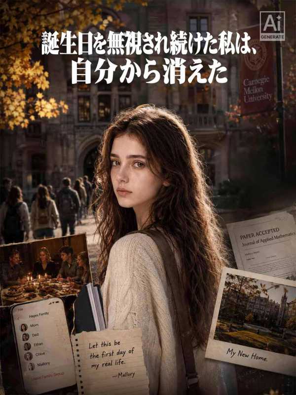 誕生日を無視され続けた私は、自分から消えた